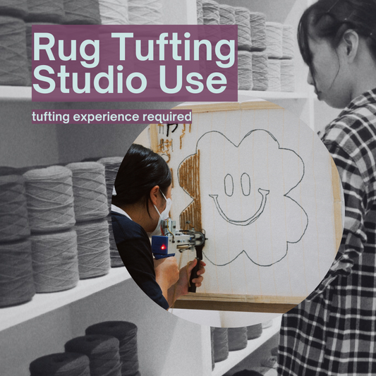 Rug Tufting Studio Use - Day Pass (Unguided)